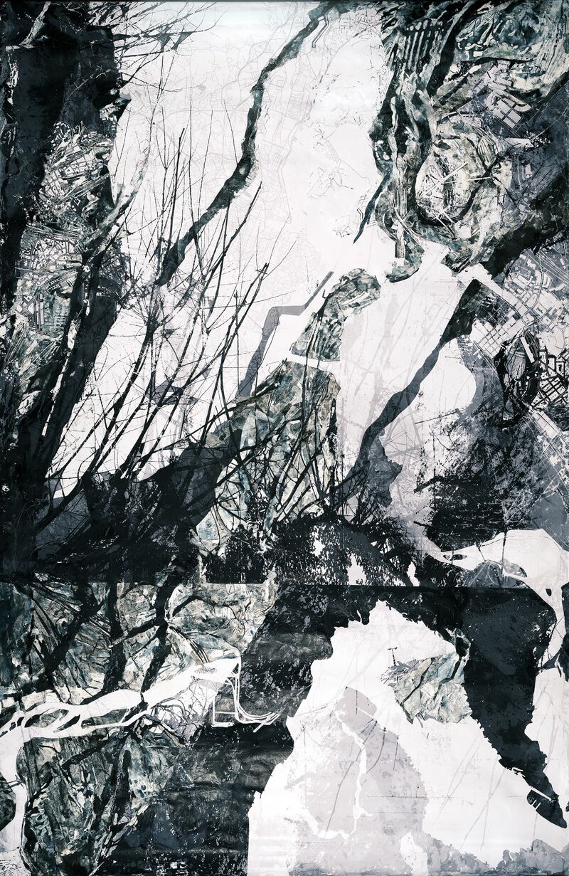 TRACES 02 - a Paintings by PROROK LAURENCE